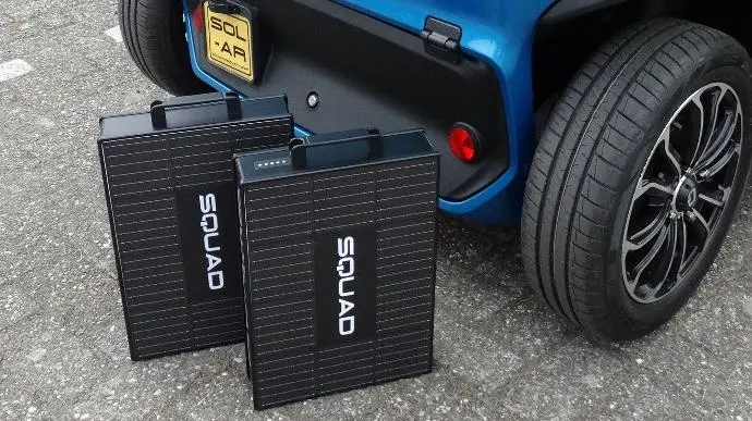 Squad Solar Solar City Car Electric Cargo Microcar 2025
